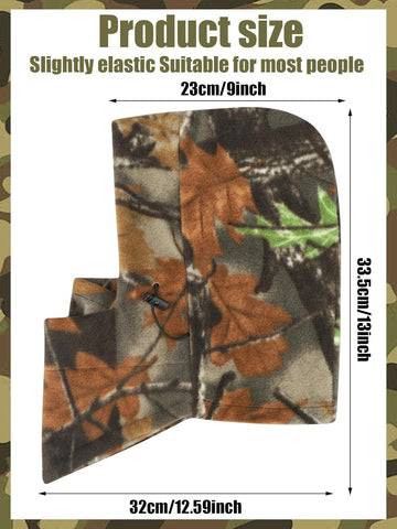 2 Pack Winter Hunting Balaclava, Camouflage Cold Weather Face Mask Windproof Warmer for Men & Women